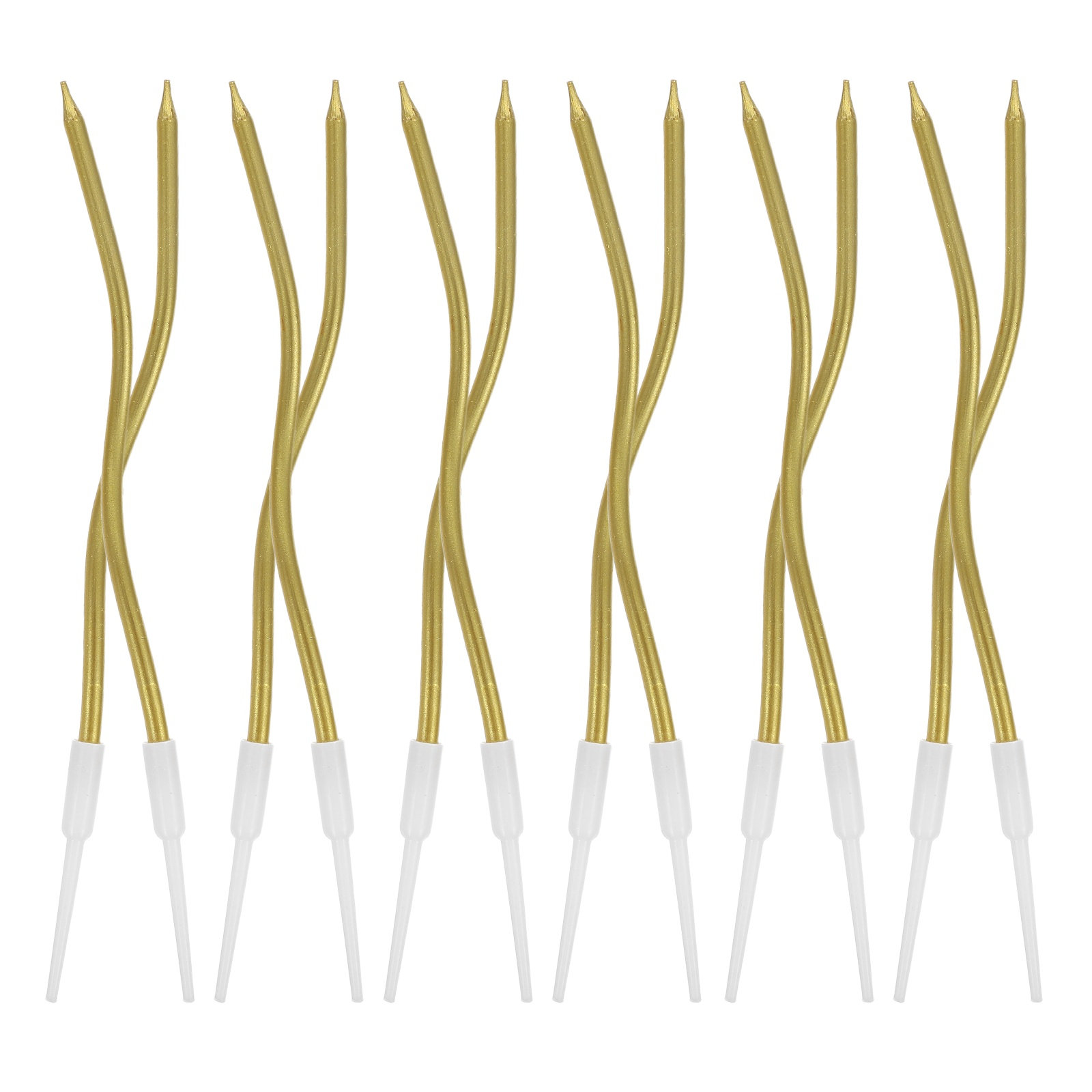 Candle Supplies Bulk - 72Pcs Twisted Spiral Candles Birthday Cake