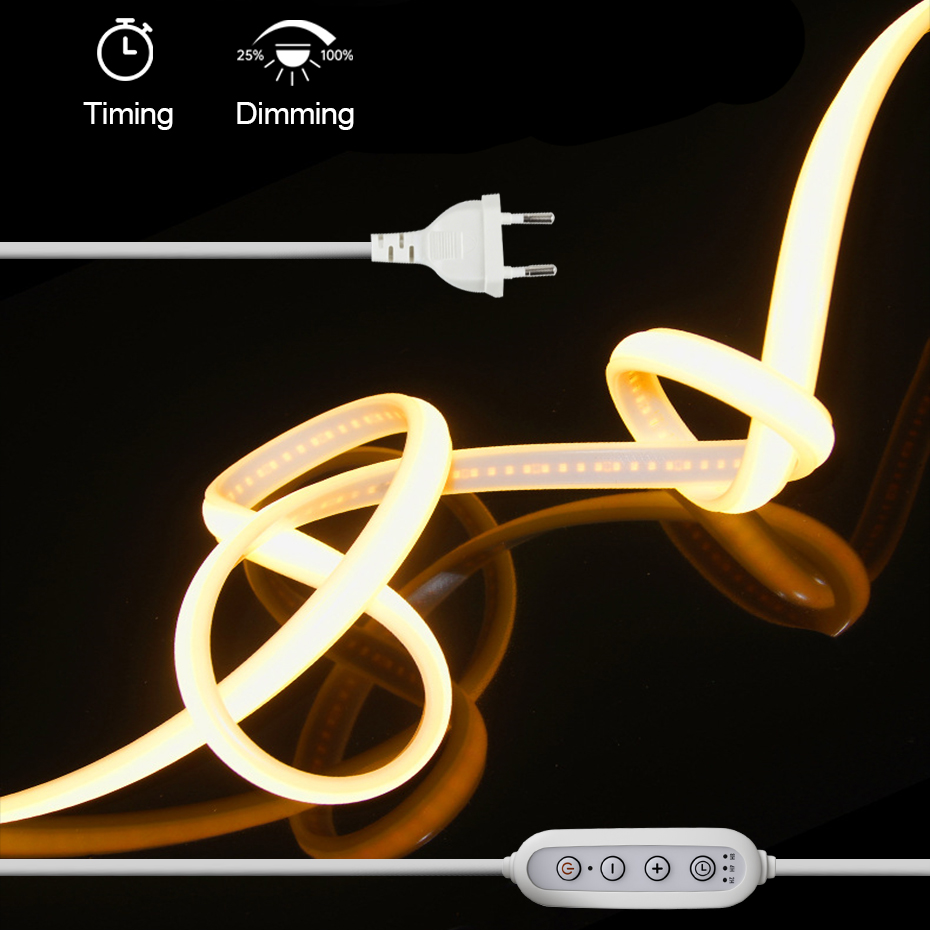 Candle Making Supplies Uk - Waterproof COB Led Strip Light 110V