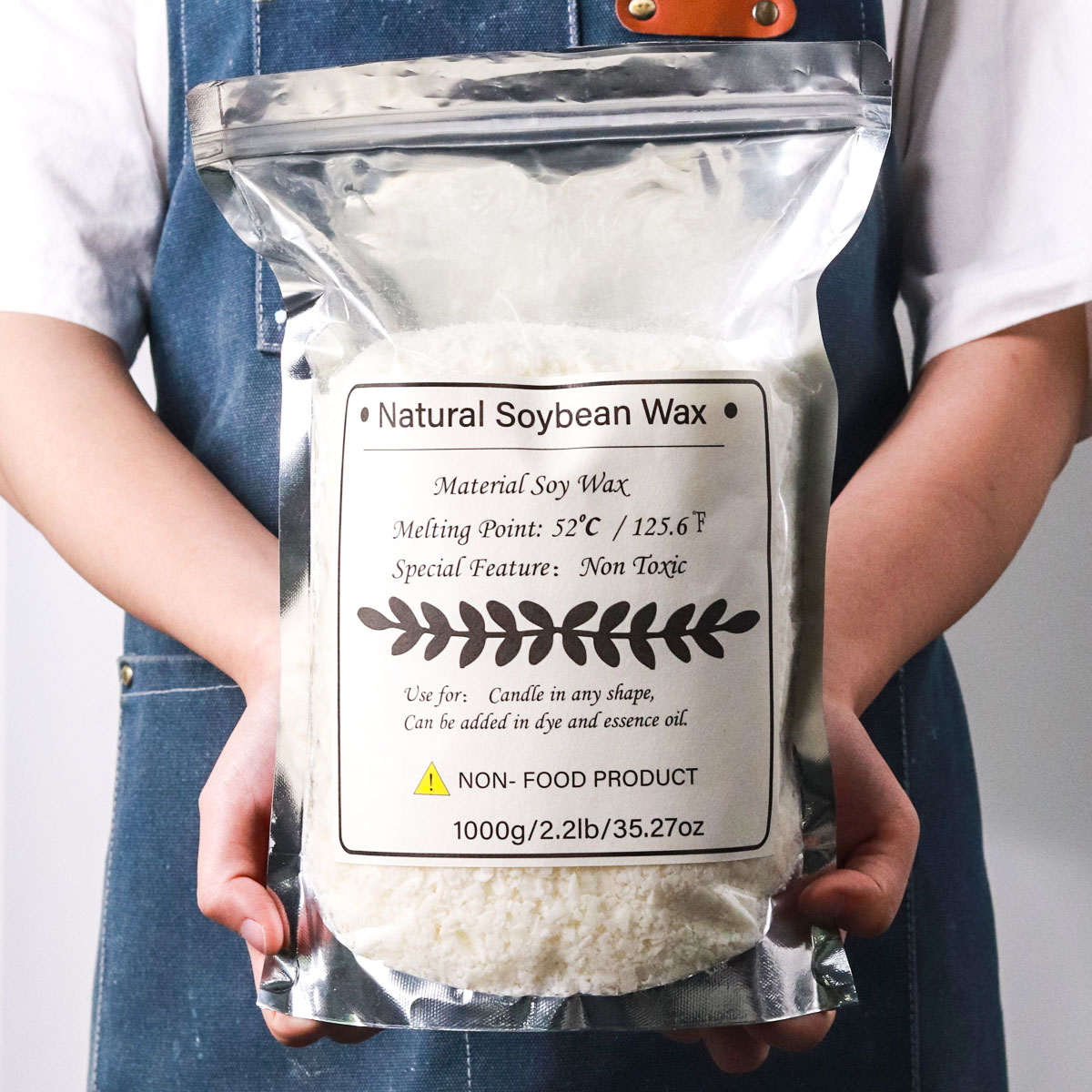 Candle Making Supplies For Beginners - 1KG Natural Soy Wax Granular Scented