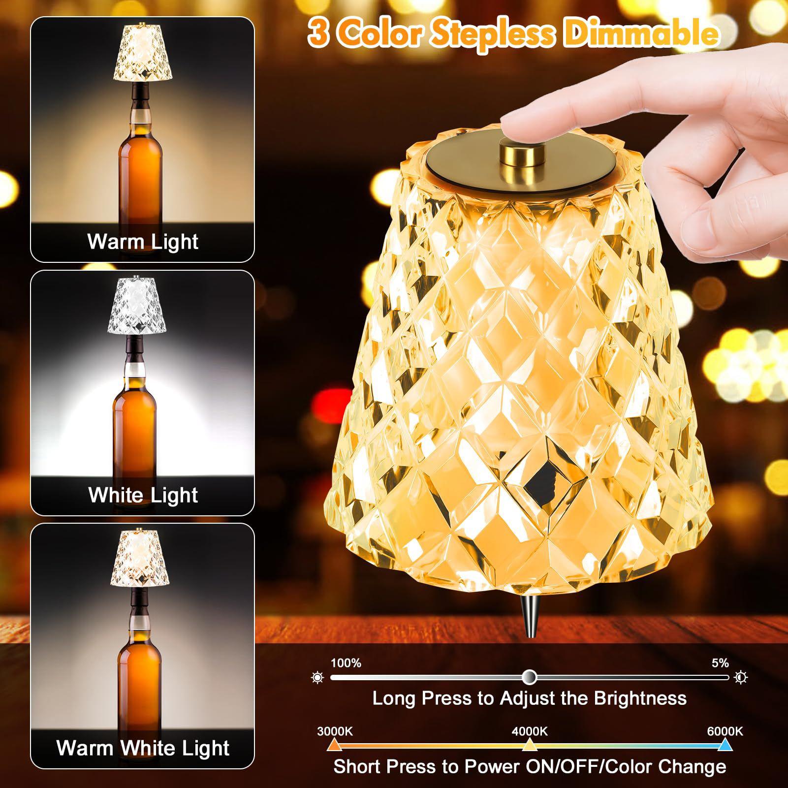 Wireless Bottle Lamp 3-Color T – Candle Making Supplies Uk recenzja i cena