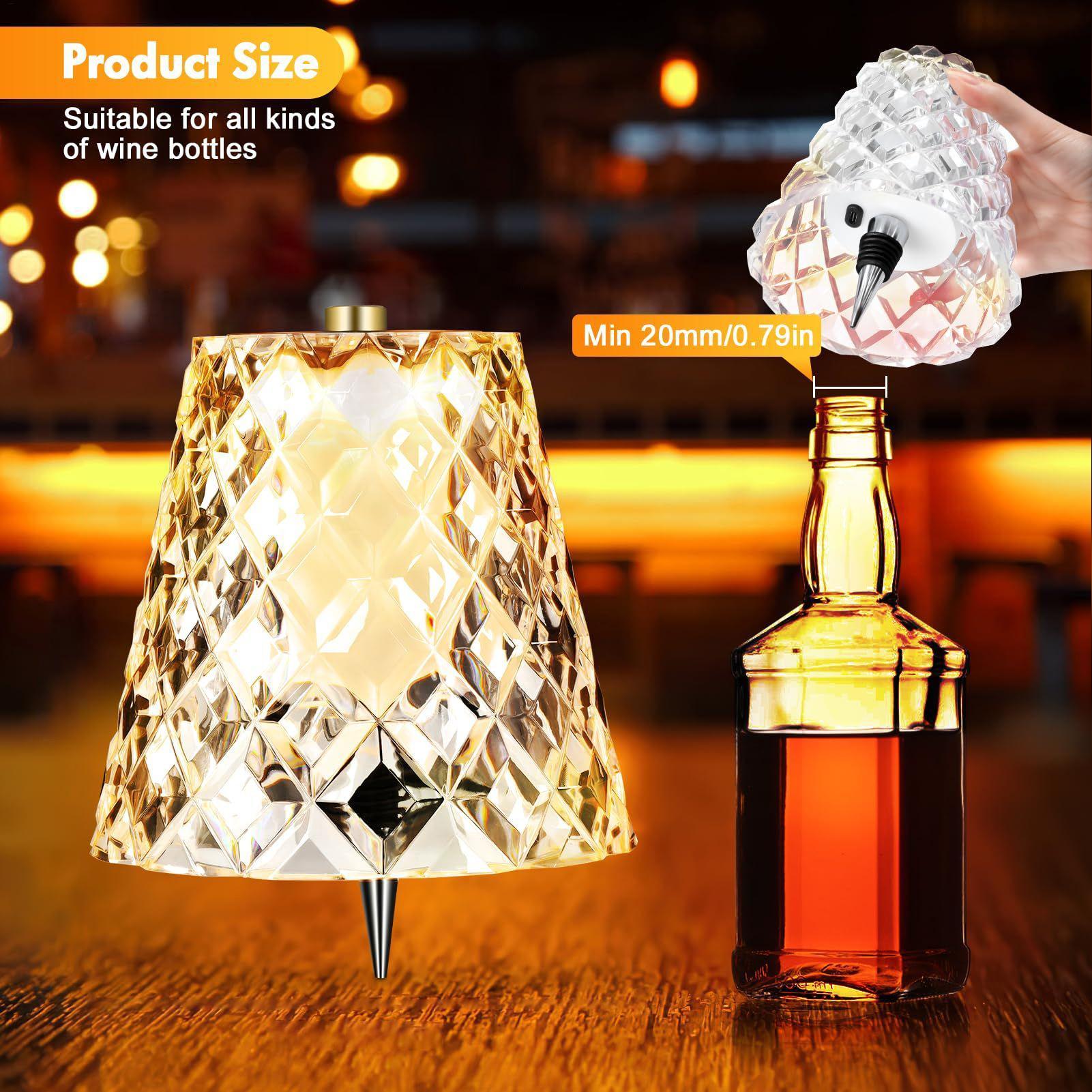 Wireless Bottle Lamp 3-Color T – Candle Making Supplies Uk recenzja i cena