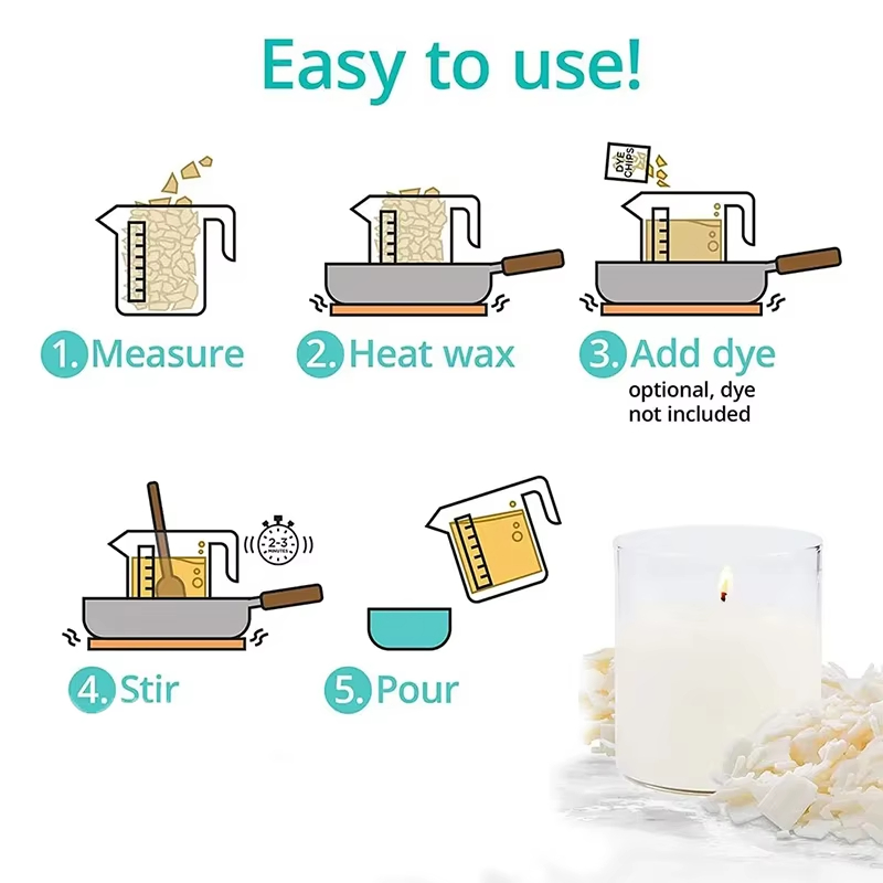 1kg/500/250/100g Pure Soy Wax  – Candle Supplies Bulk recenzja i cena