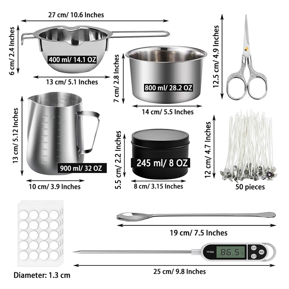 Glintmos DIY Candle Making Kit – Candle Making Supplies For Beginners recenzja i cena