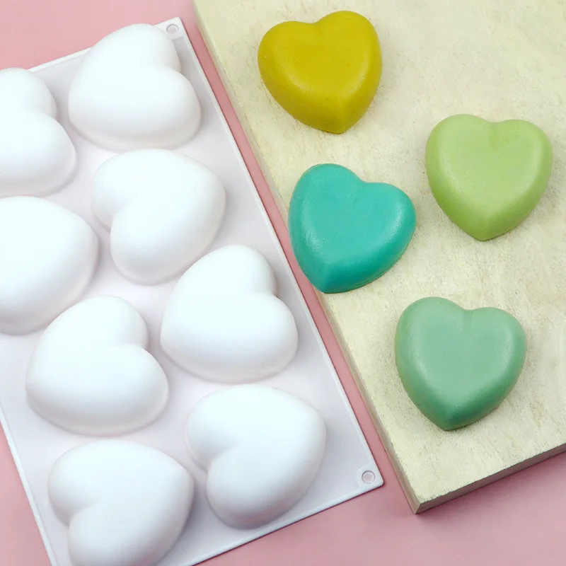 Love Heart Silicone Soap Mold  – Candle Making Supplies For Beginners recenzja i cena