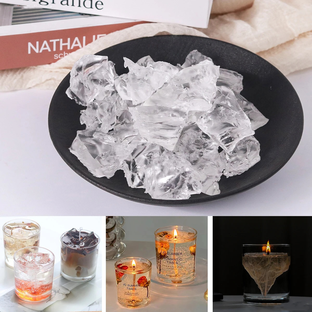 100G 7Colors Jelly Wax DIY Han – Candle Making Supplies For Beginners recenzja i cena