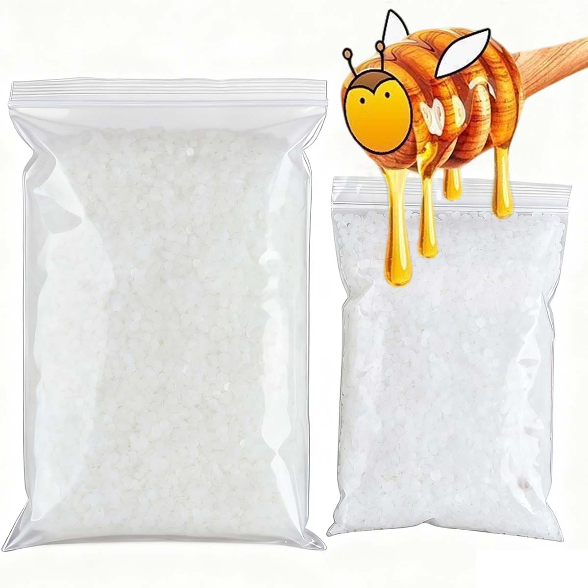 200g-1000g White Beeswax Pure  – Candle Making Supplies For Beginners recenzja i cena