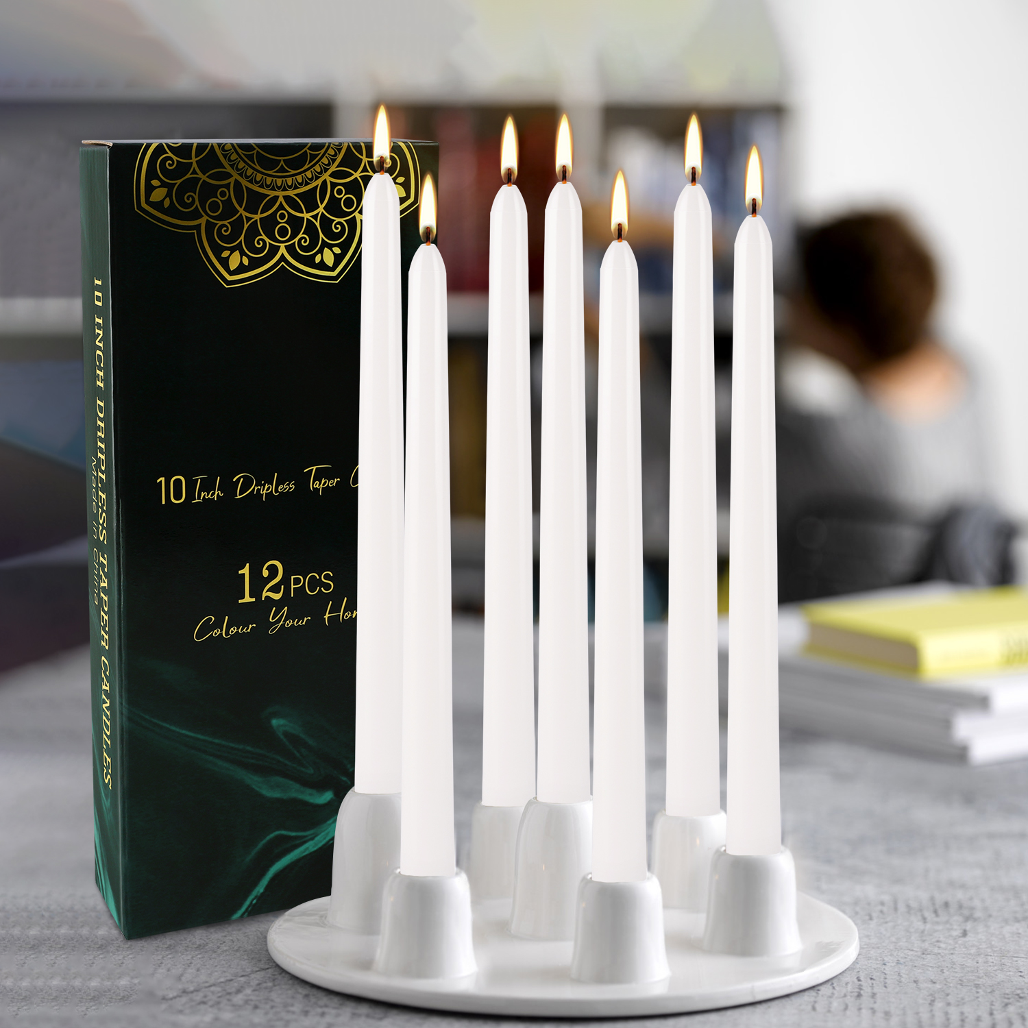 12-Pack of 10inch White Stick  – Candle Supplies Bulk recenzja i cena