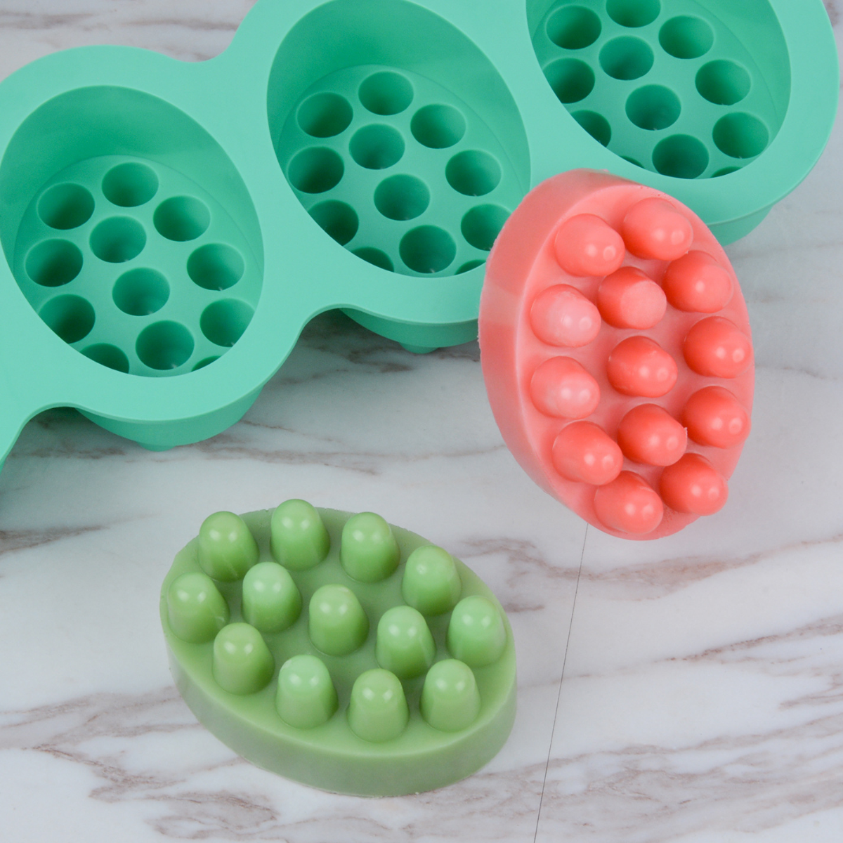 4 Hole Oval Massage Soap Silic – Candle Making Supplies For Beginners recenzja i cena