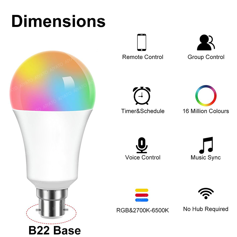 B22 Base UK TUYA Wifi Smart Bu – Candle Making Supplies Uk recenzja i cena