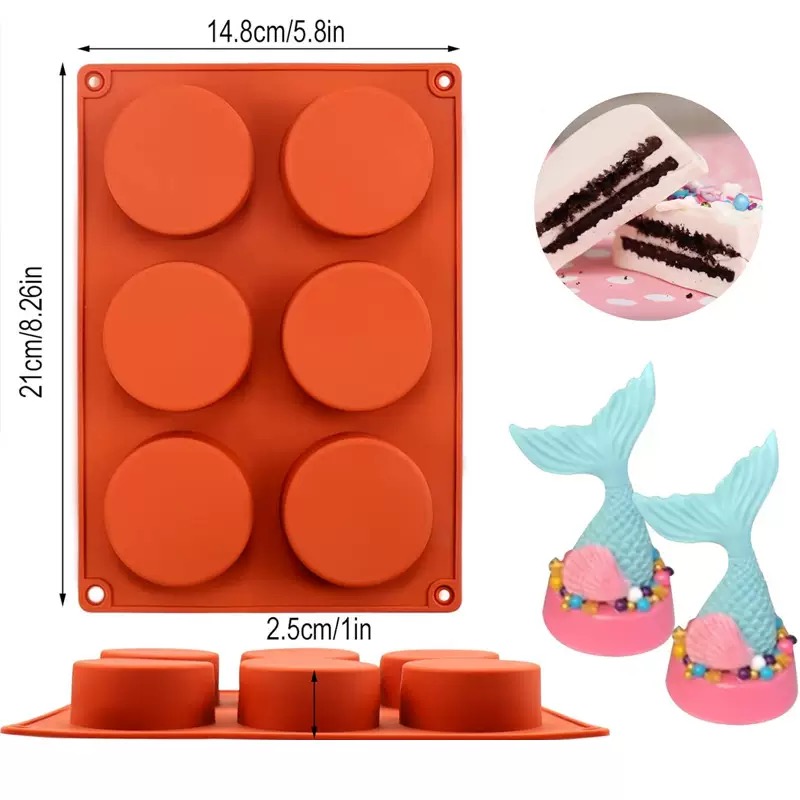 Round Silicone Soap Mold DIY H – Candle Making Supplies For Beginners recenzja i cena